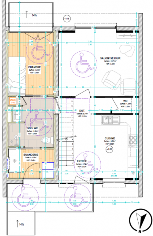 Plan d'agrandissement de sa maison - adaptation PMR